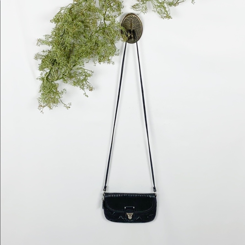 Coach Black Quilted Leather Small Crossbody Bag 🌿